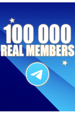 100000 Membres réels Telegram