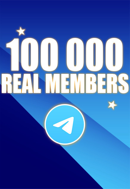 Buy 100000 Telegram Real Members