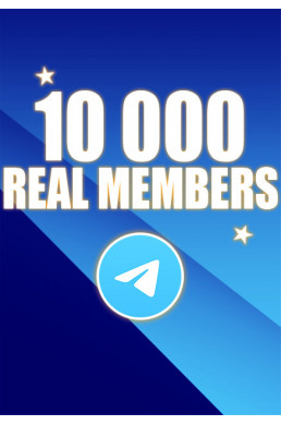 10000 Membres réels Telegram