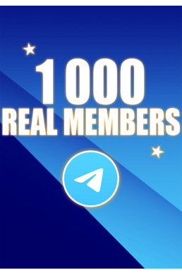 1000 Real Members Telegram