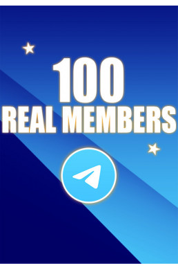 100 Membres réels Telegram