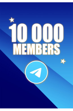 10000 Members Telegram