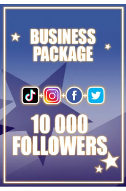 10000 Followers (Tiktok, Instagram, Facebook, Twitter)