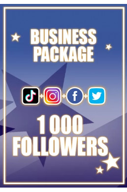 1000 Followers (Tiktok, Instagram, Facebook, Twitter)