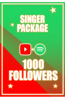 1000 Followers (Youtube, Spotify)