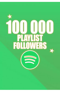 100000 Spotify Playlist Followers