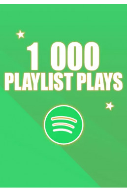 1000 Spotify Playlist Plays