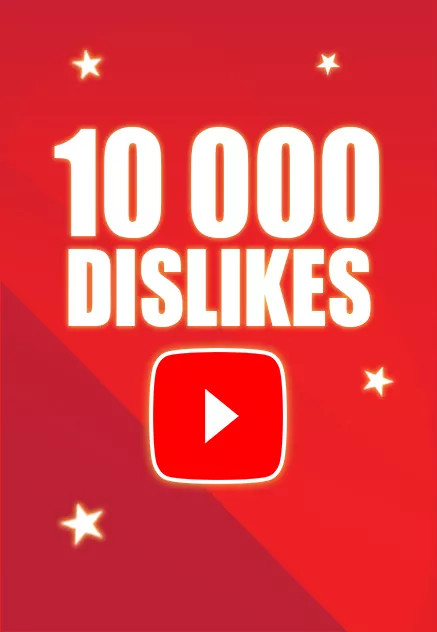 Buy 10000 Youtube Dislikes