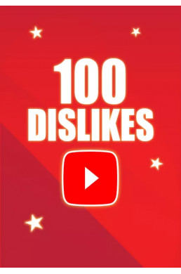 Acheter 100 Dislikes Youtube