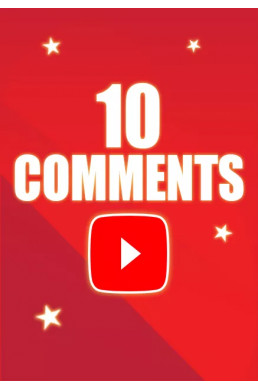 Acheter 10 Commentaires Youtube