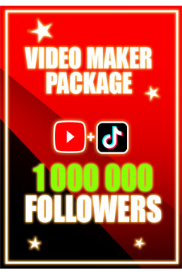 1 million Followers (Youtube, Tiktok)