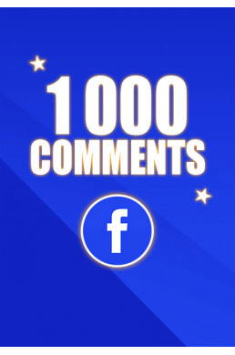 Acheter 1000 Commentaires Facebook pas cher