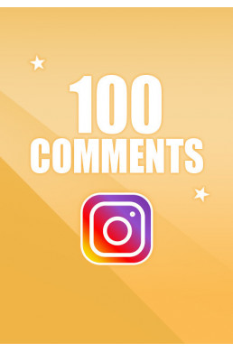 Acheter 100 Commentaires Instagram pas cher