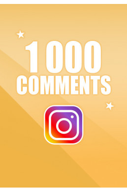 Buy 1000 Instagram Comments cheap