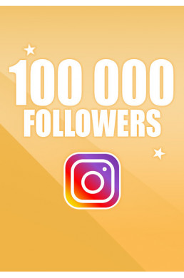 Acheter 100000 Followers Instagram pas cher