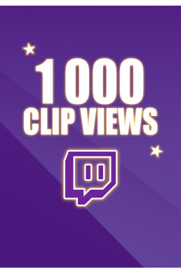 1000 vues de clip Twitch