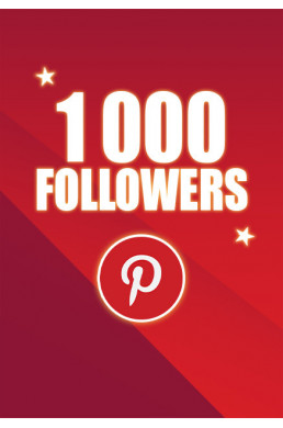 1000 Followers Pinterest