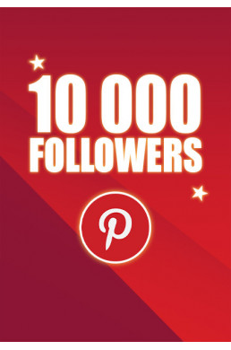 10000 Followers Pinterest