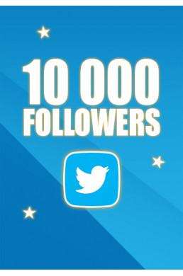10000 Followers Twitter
