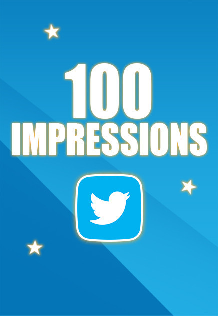 Acheter 100 Impressions Twitter