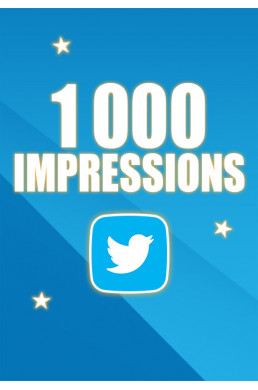 1000 Impressions Twitter