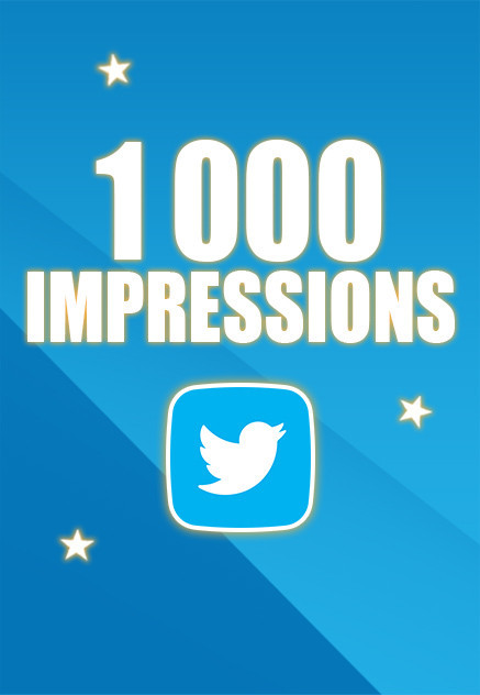 Buy 1000 Impressions Twitter