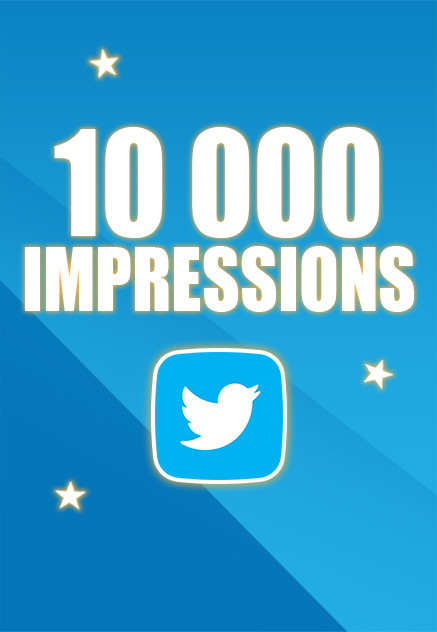 Buy 10000 Twitter Impressions