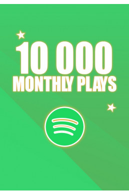 10000 Spotify Monthly Plays