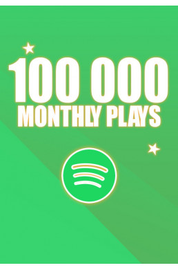 100000 Spotify Monthly Plays