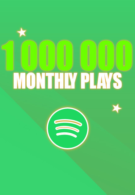 Buy 1 million Spotify Monthly plays